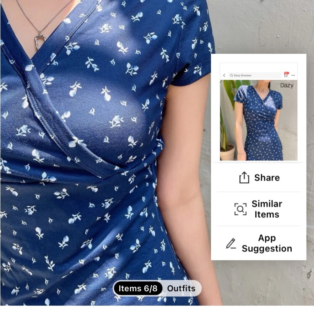 Beautiful blue pixy dress